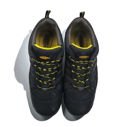 KEEN ユーティリティー アトランタ クール Utility Atlanta Cool Low トレッキングシューズ 28cm ブラック メッシュ スチールトゥー KEENDRY 透湿 WATERPROOF 防水 F2413-11