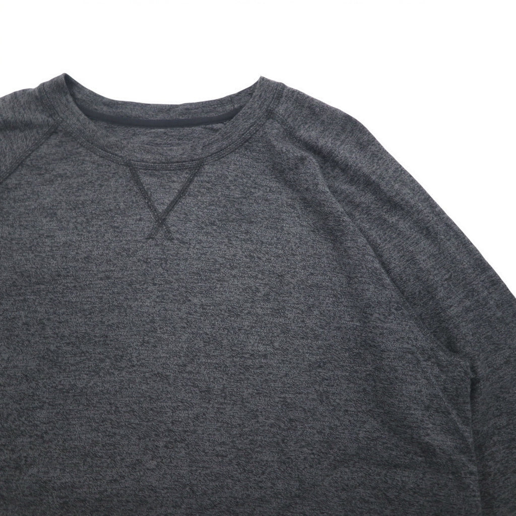 THE NORTH FACE Crew Neck Sweatshirt L Gray Cotton Front V US Standard Copperwood Crew CQZ1