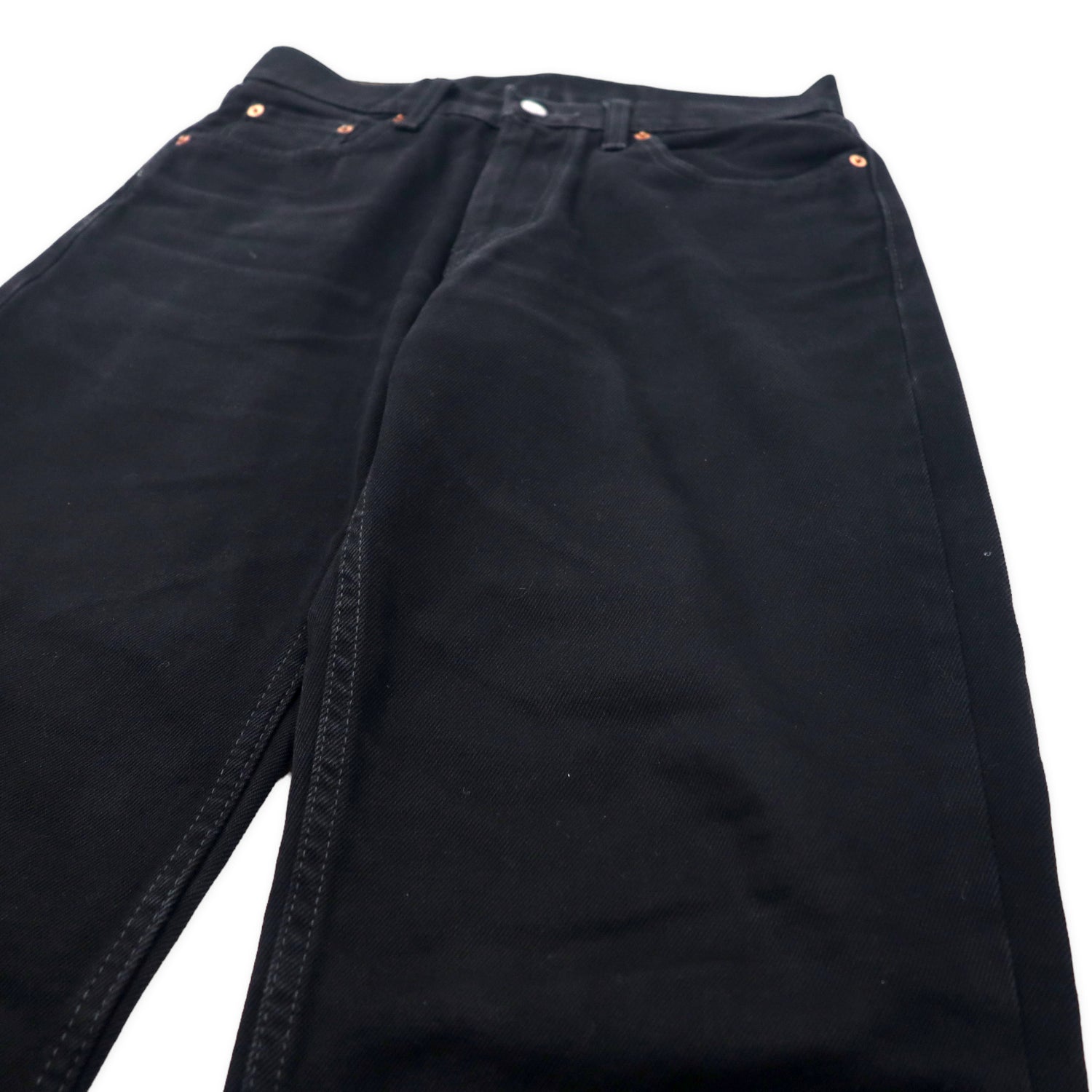 Levi's 550 Black Denim PANTS 30 Relax Fit Tapered Wide Buggy 550 