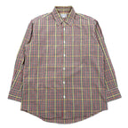 Burberrys 90年代 チェック シャツ M レッド イエロー コットン