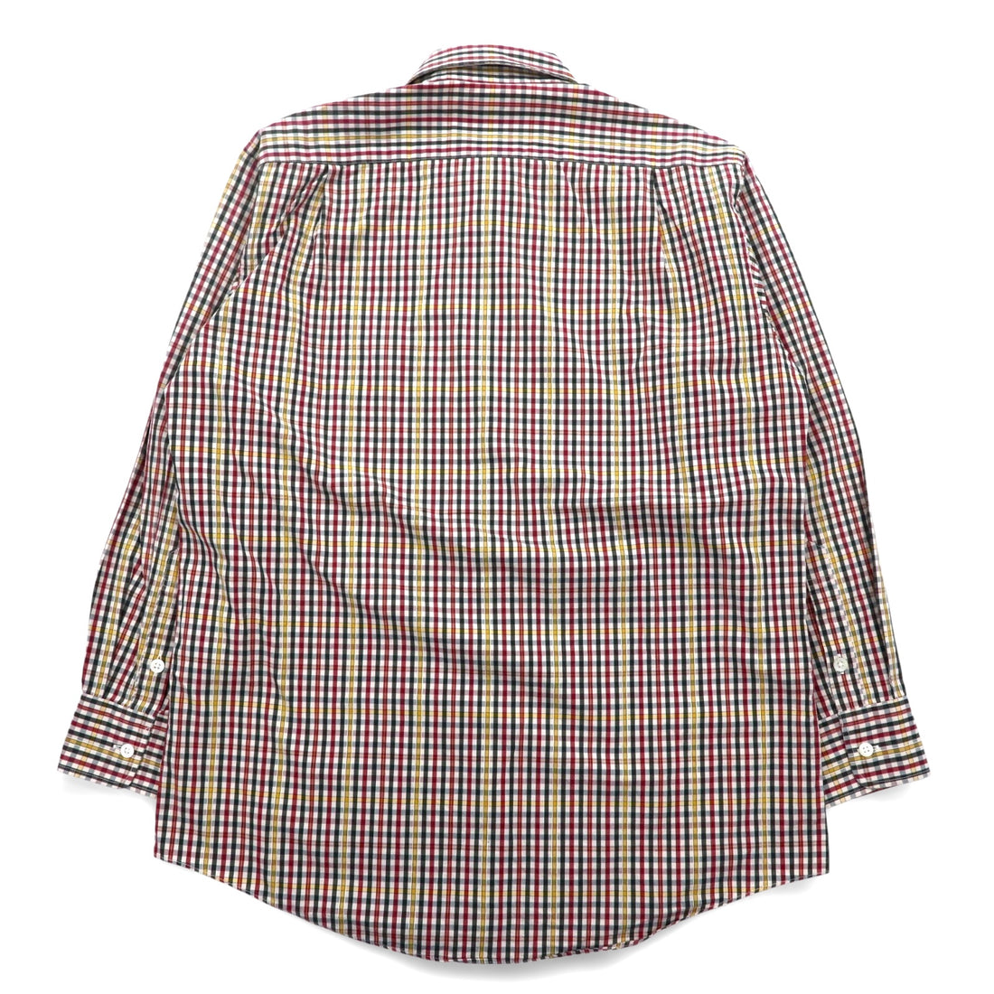Burberrys 90年代 チェック シャツ M レッド イエロー コットン