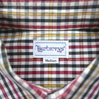 Burberrys 90年代 チェック シャツ M レッド イエロー コットン