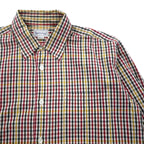 Burberrys 90年代 チェック シャツ M レッド イエロー コットン