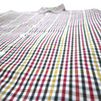 Burberrys 90年代 チェック シャツ M レッド イエロー コットン