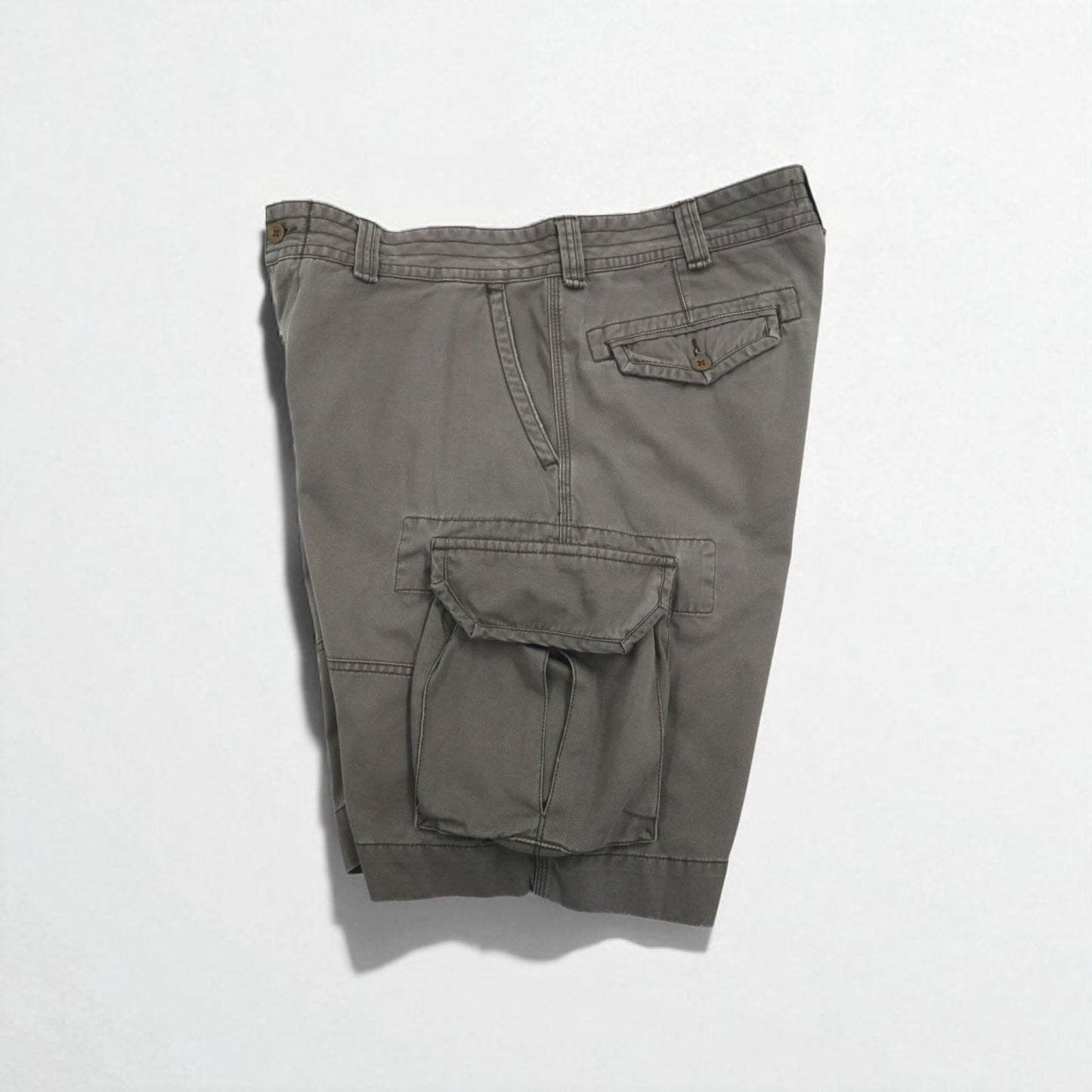 Polo by Ralph Lauren 90年代 ポロチノ バギー カーゴ ショートパンツ ハーフパンツ XL カーキ コットン 膝下