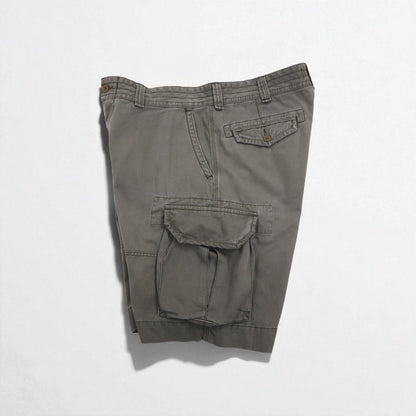 Polo by Ralph Lauren 90年代 ポロチノ バギー カーゴ ショートパンツ ハーフパンツ XL カーキ コットン 膝下
