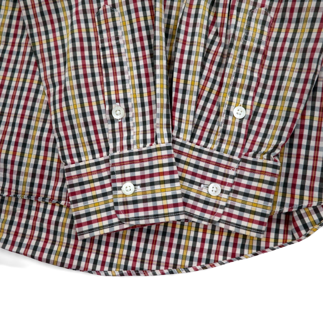 Burberrys 90年代 チェック シャツ M レッド イエロー コットン
