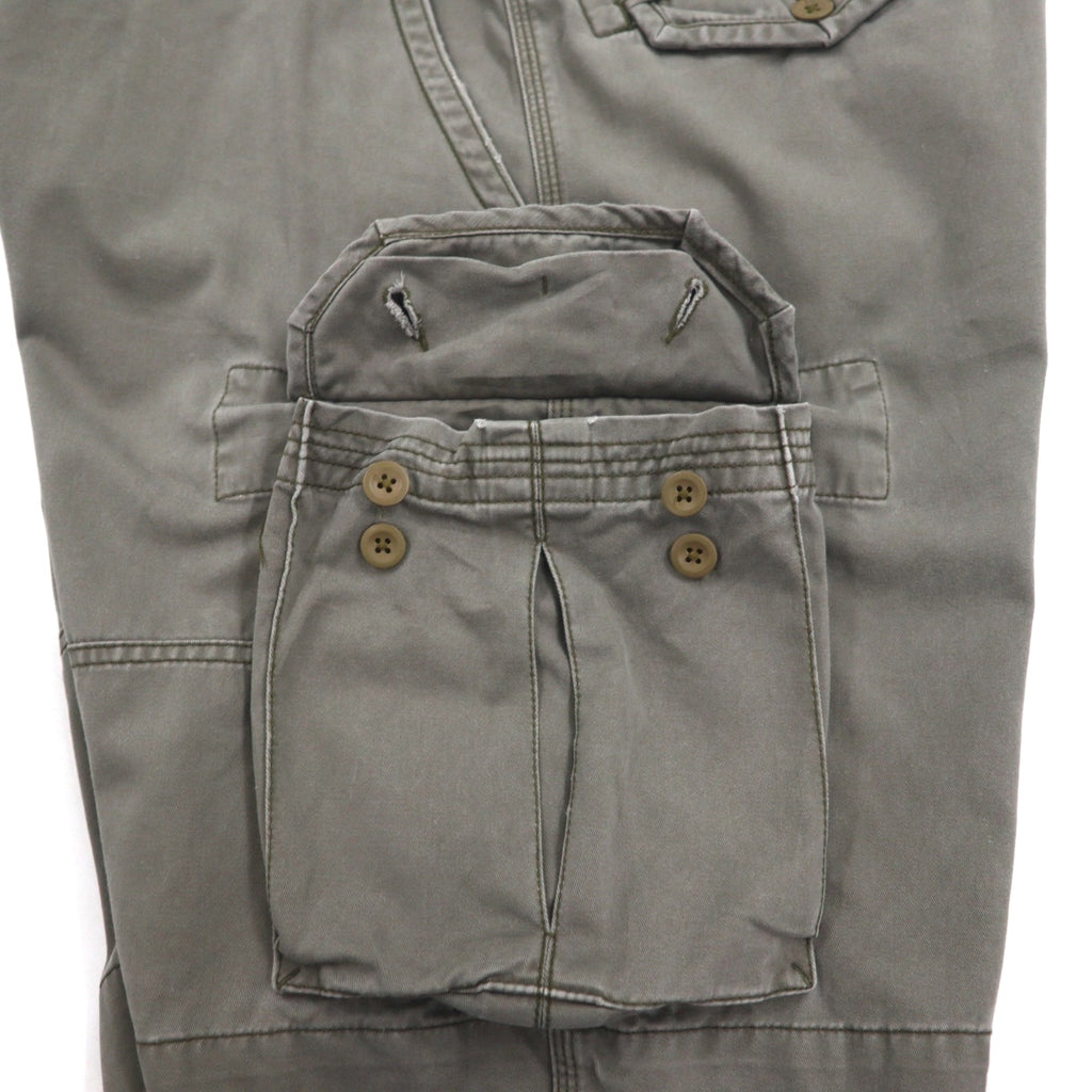 Polo by Ralph Lauren 90年代 ポロチノ バギー カーゴ ショートパンツ ハーフパンツ XL カーキ コットン 膝下