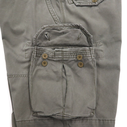 Polo by Ralph Lauren 90年代 ポロチノ バギー カーゴ ショートパンツ ハーフパンツ XL カーキ コットン 膝下