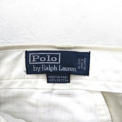 Polo by Ralph Lauren 90年代 ポロチノ Polo Chino ワイド チノパンツ L ベージュ PRESTON PANT