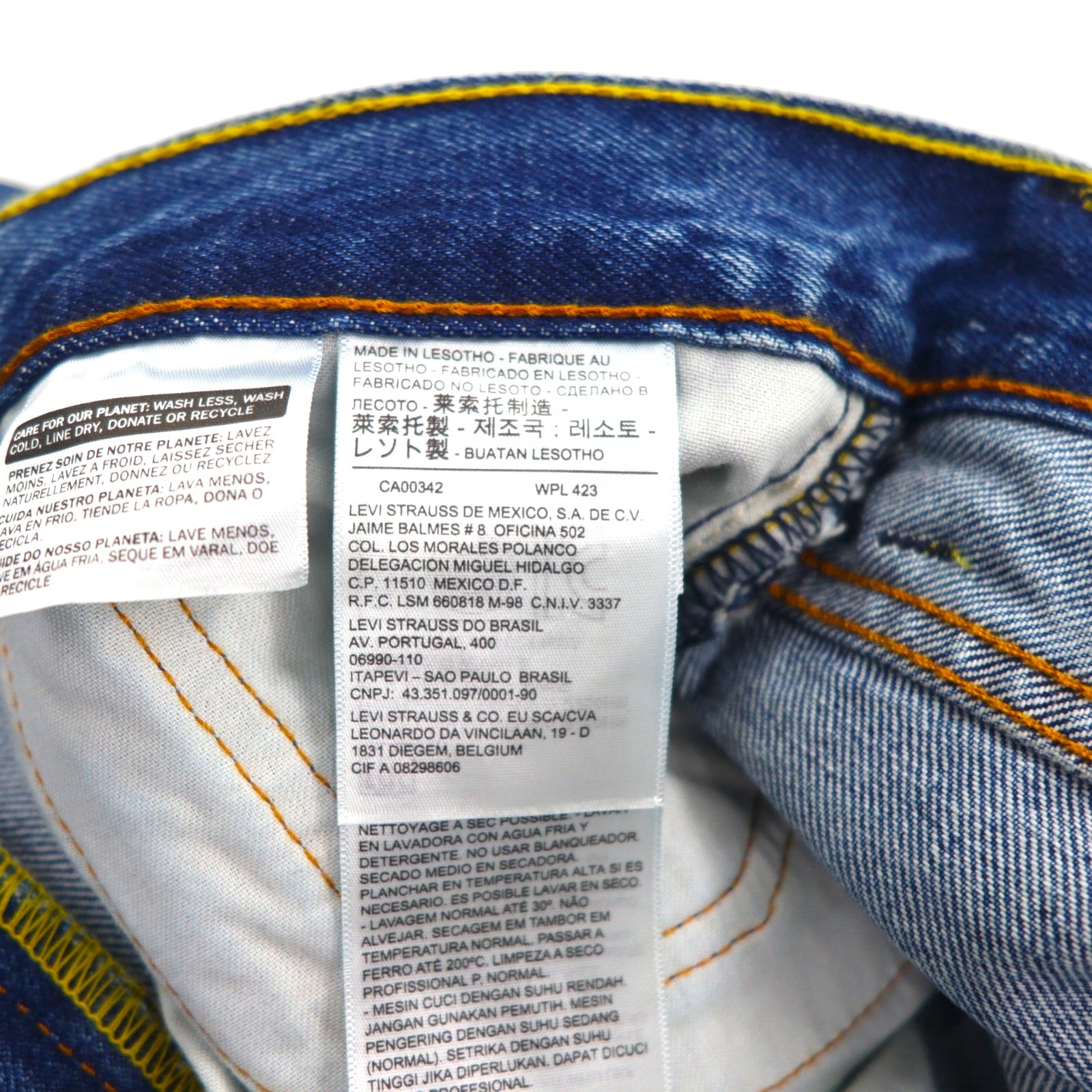 Levi's 550 バギー リラックスフィット デニムパンツ ジーンズ L インディゴ RELAXED FIT JEANS MEDIUM STONEWASH 00550-4891 未使用品