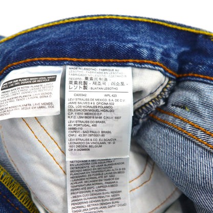 Levi's 550 Baggy Relaxed Fit Denim Jeans, Size L, Indigo, Medium Stonewash, 00550-4891, Unused