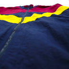 90s Canada Vintage Sport Jacket 90年代 カナダ製 ナイロンジャケット ジャージ XL カラーブロック PRO TREND
