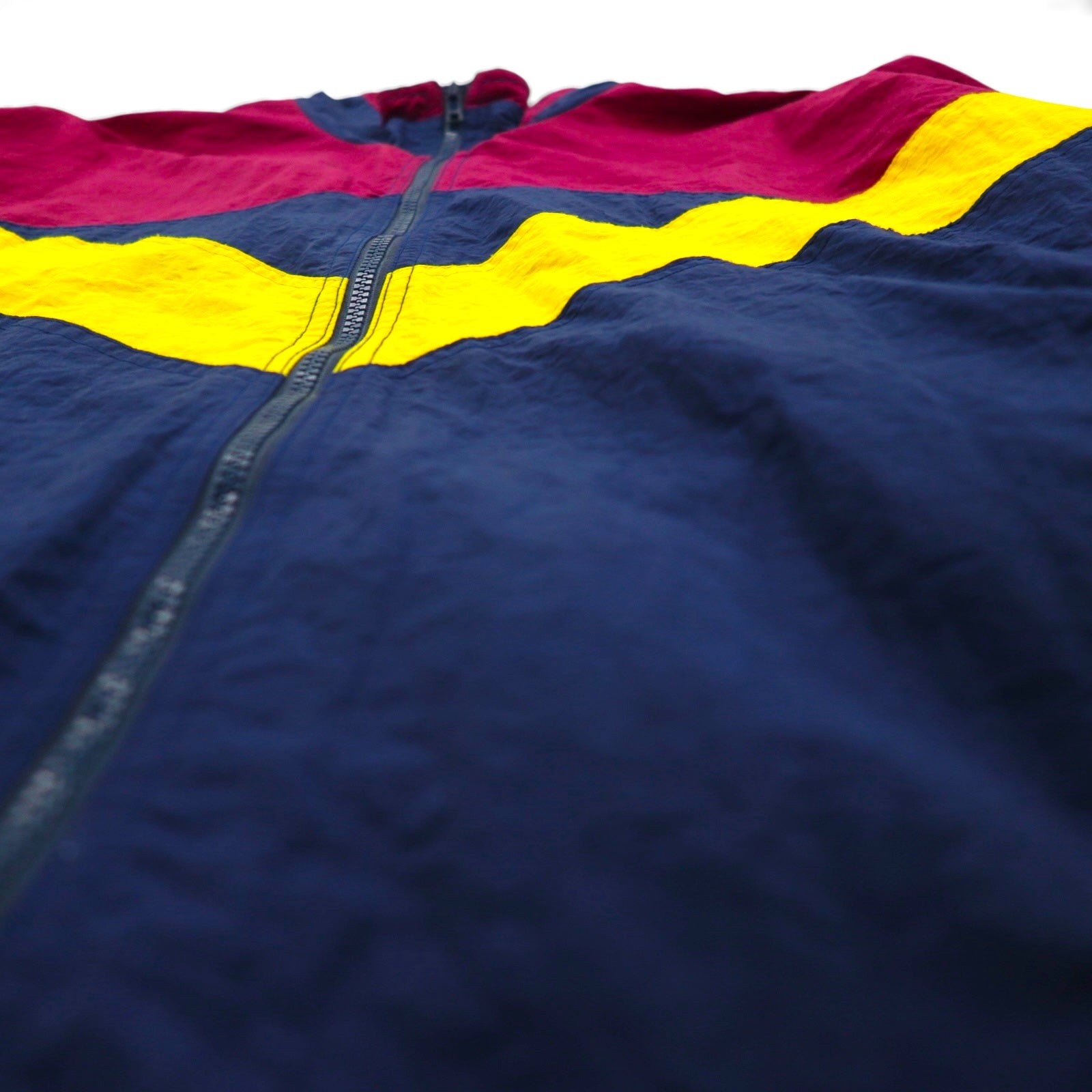 90s Canada Vintage Sport Jacket 90年代 カナダ製 ナイロンジャケット ジャージ XL カラーブロック PRO TREND