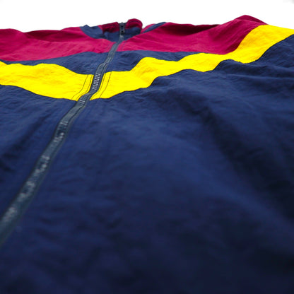 90s Canada Vintage Sport Jacket, Made in Canada, Nylon Jersey, Size XL, Color Block, PRO TREND