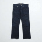 HELMUT LANG USA-Made Rigid Denim Pants, Size M, Indigo, Blue, Button Fly, 706HM225