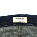 HELMUT LANG USA-Made Rigid Denim Pants, Size M, Indigo, Blue, Button Fly, 706HM225