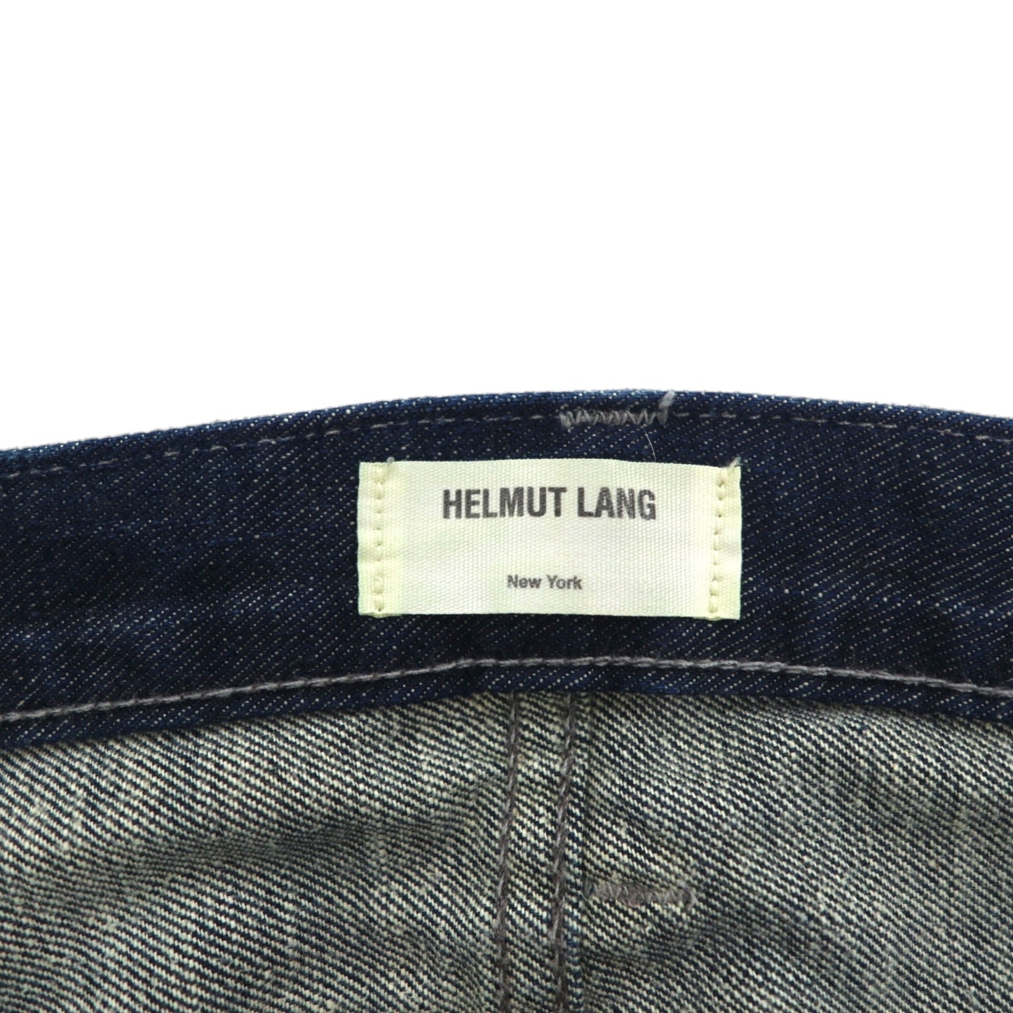 HELMUT LANG USA製 リジッド デニムパンツ M インディゴ ブルー ボタンフライ 706HM225