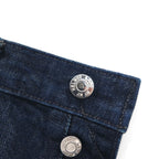 HELMUT LANG USA-Made Rigid Denim Pants, Size M, Indigo, Blue, Button Fly, 706HM225