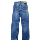 LEVI'S VINTAGE CLOTHING (LVC) 501ZXX 1954 Model Big E Selvedge Denim Pants Size 30 Blue Cotton Red Edge 42 TALON Zip Leather Patch 50154-0081 Made in Turkey