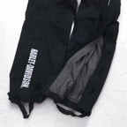 HARLEY DAVIDSON GORE-TEX Bib Overalls Suspender Pants Rain Suit M Black Waterproof