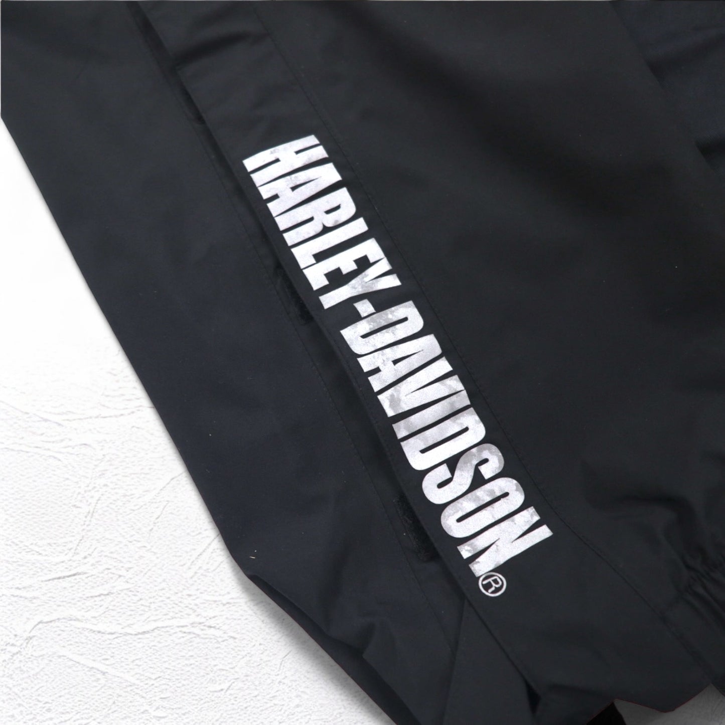 HARLEY DAVIDSON ゴアテックス GORE-TEX ビブ オーバーオール サスペンダー パンツ レインスーツ M ブラック 防水