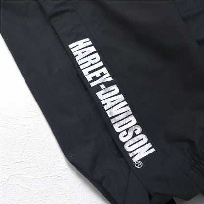 HARLEY DAVIDSON ゴアテックス GORE-TEX ビブ オーバーオール サスペンダー パンツ レインスーツ M ブラック 防水