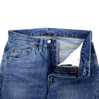LEVI'S VINTAGE CLOTHING (LVC) 501ZXX 1954 Model Big E Selvedge Denim Pants Size 30 Blue Cotton Red Edge 42 TALON Zip Leather Patch 50154-0081 Made in Turkey