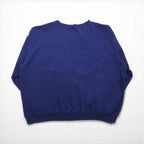 Carhartt Crew Neck V-Neck Sweatshirt, Size 2XL, Navy, Cotton