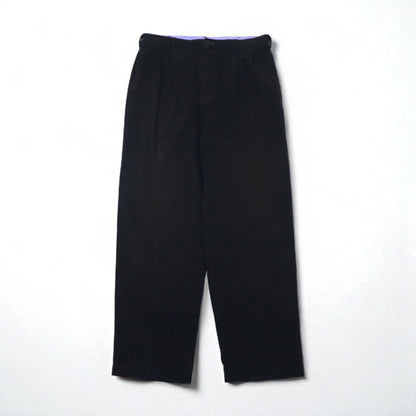 TOMMY HILFIGER 90s 2-pleat wide corduroy chino pants, size L, black