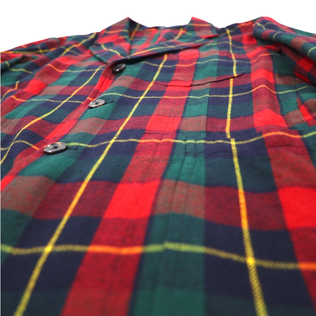 POLO RALPH LAUREN タータンチェック 3B フランネル テーラードジャケット L レッド コットン