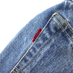 LEVI'S VINTAGE CLOTHING (LVC) 501ZXX 1954 Model Big E Selvedge Denim Pants Size 30 Blue Cotton Red Edge 42 TALON Zip Leather Patch 50154-0081 Made in Turkey
