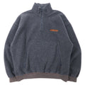日本然リトテ-古着オンライン-Polo by Ralph Lauren カナダ製 ハーフジップ フリースジャケット L グレー ポリエステル-POLO BY RALPH LAUREN Canada MADE Half Zip Fleece Jacket L Gray Polyester