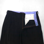 TOMMY HILFIGER 90年代 2タック ワイド コーデュロイ チノパンツ L ブラック