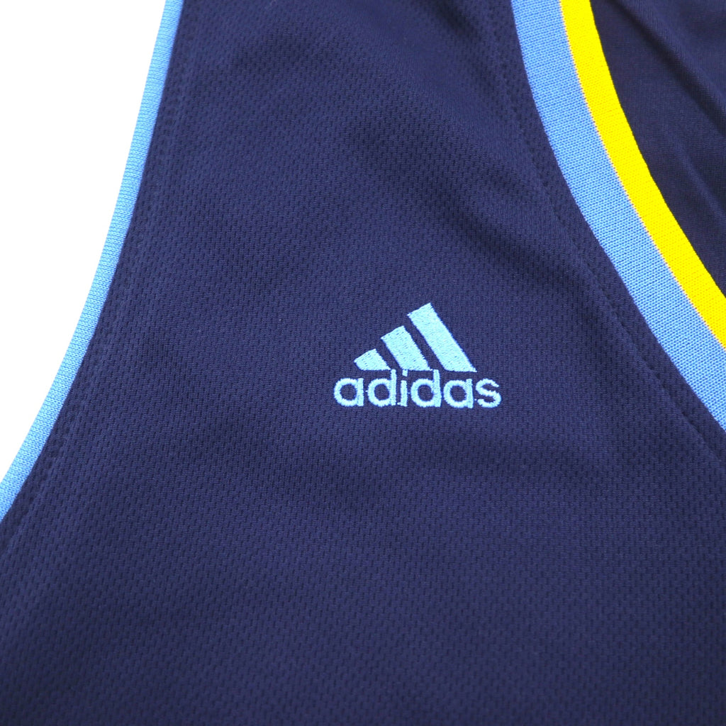 adidas ゲームシャツ バスケットボール タンクトップ L ネイビー ナンバリング NBA NUGGETS ニカラグア製