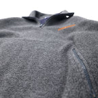 Polo by Ralph Lauren Canadian made half-zip fleece jacket, L, grey, polyester