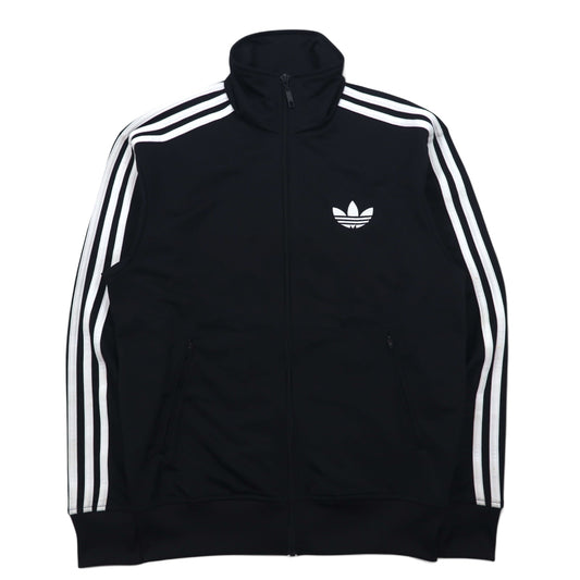 adidas originals ファイヤーバード トラックジャケット FIREBIRD TRACK TOP ジャージ M ブラック ポリエステル 3ストライプ トレフォイルロゴ