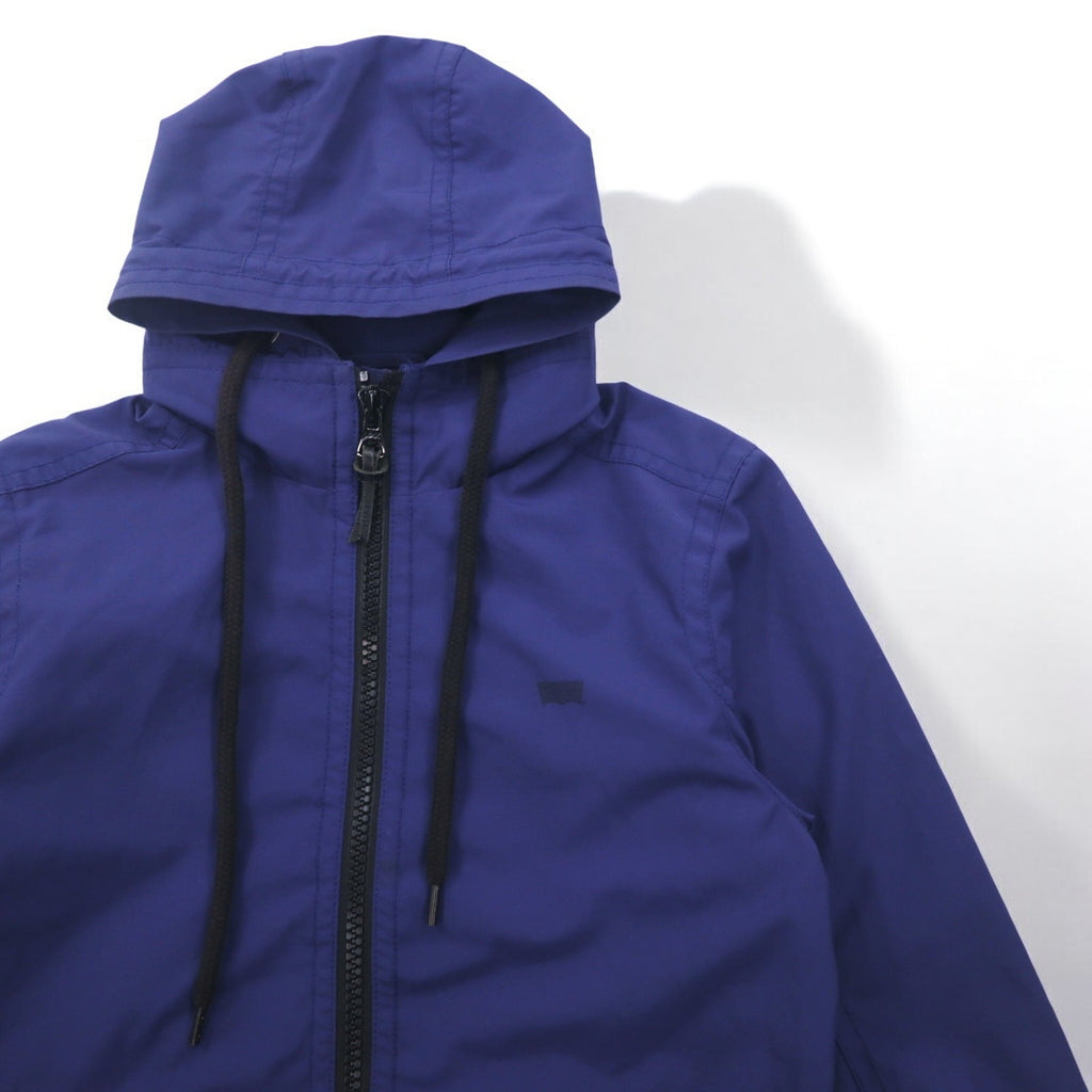 Levi's Slim Fit Mountain Parka Jacket S Navy Polyester Cotton 71639