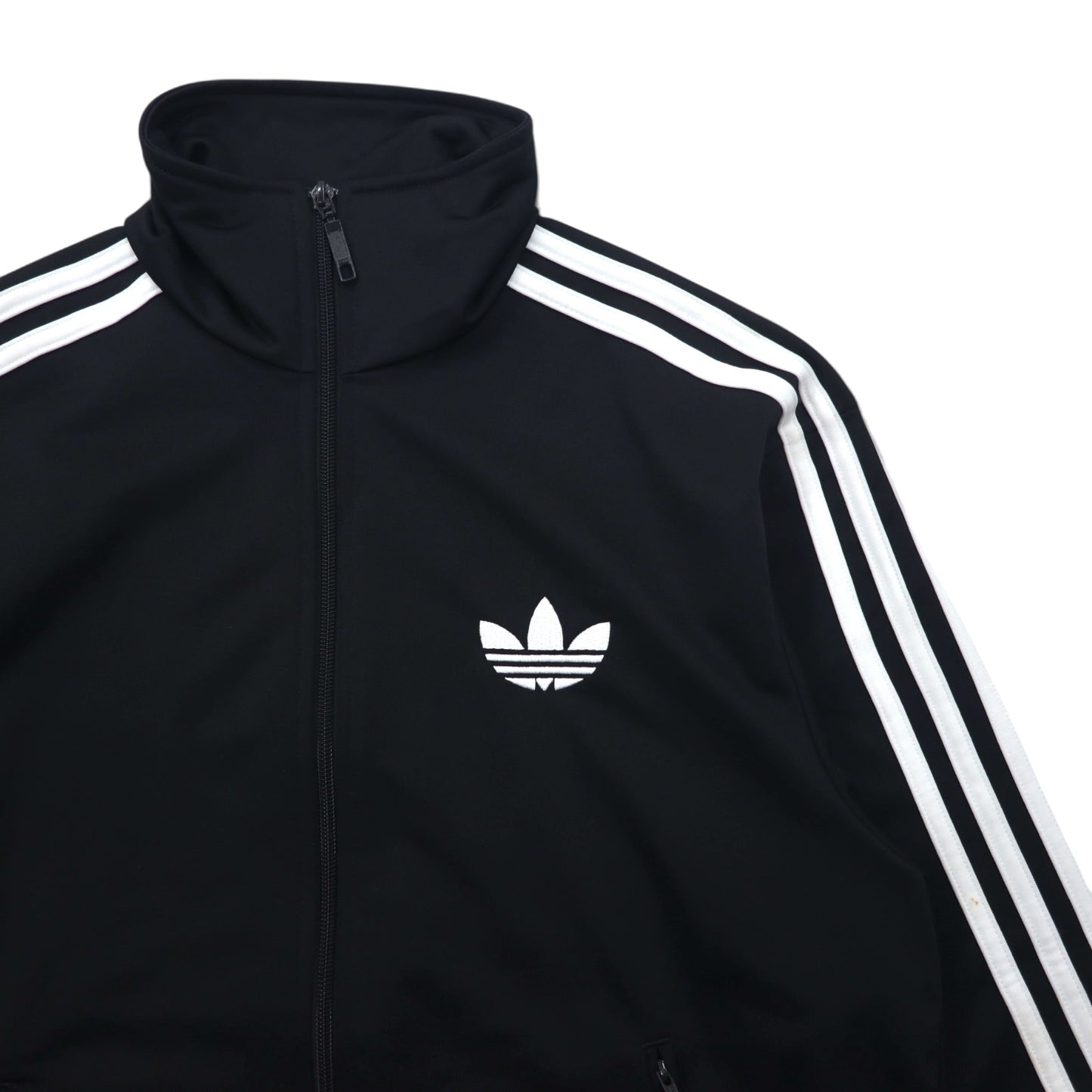 adidas originals ファイヤーバード トラックジャケット FIREBIRD TRACK TOP ジャージ M ブラック ポリエステル 3ストライプ トレフォイルロゴ