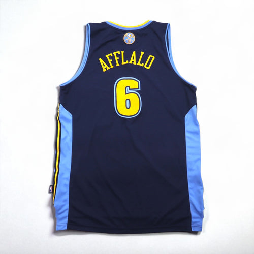 adidas ゲームシャツ バスケットボール タンクトップ L ネイビー ナンバリング NBA NUGGETS ニカラグア製