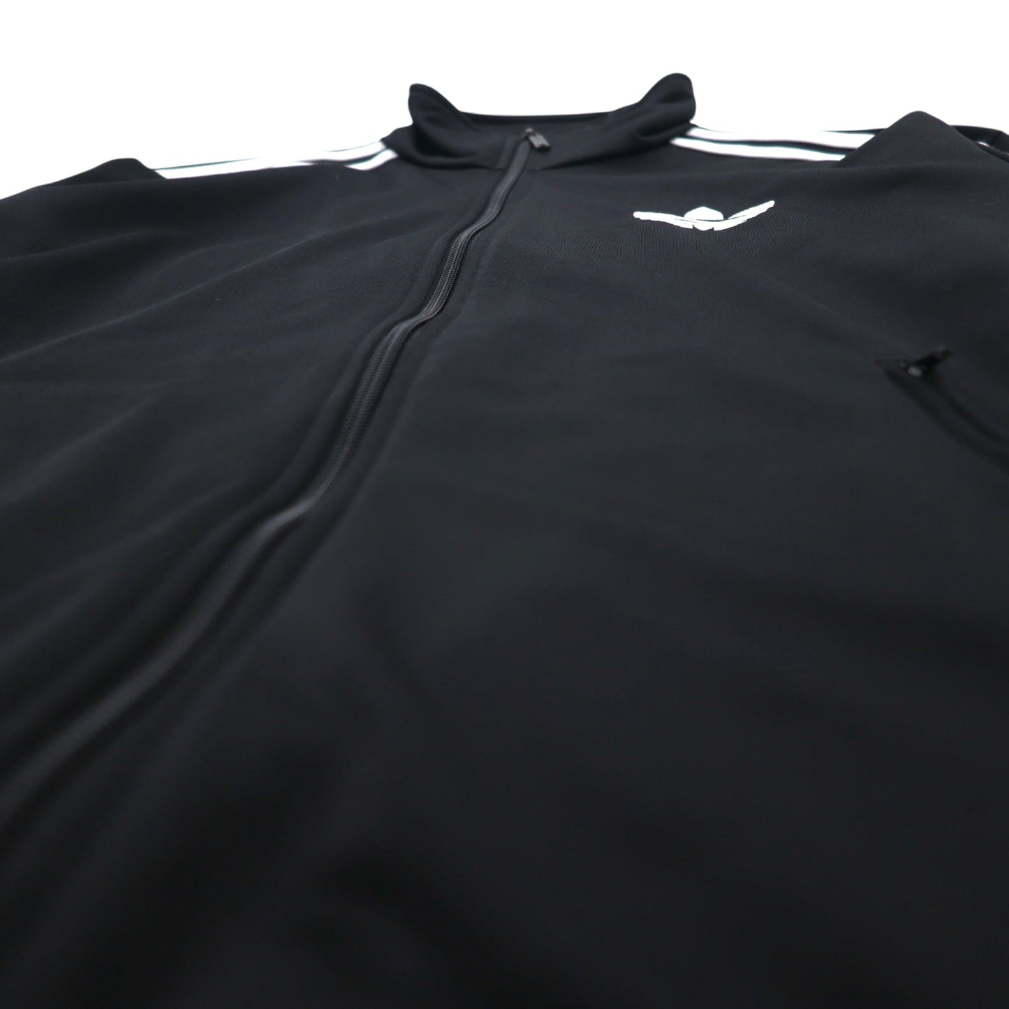 adidas originals ファイヤーバード トラックジャケット FIREBIRD TRACK TOP ジャージ M ブラック ポリエステル 3ストライプ トレフォイルロゴ