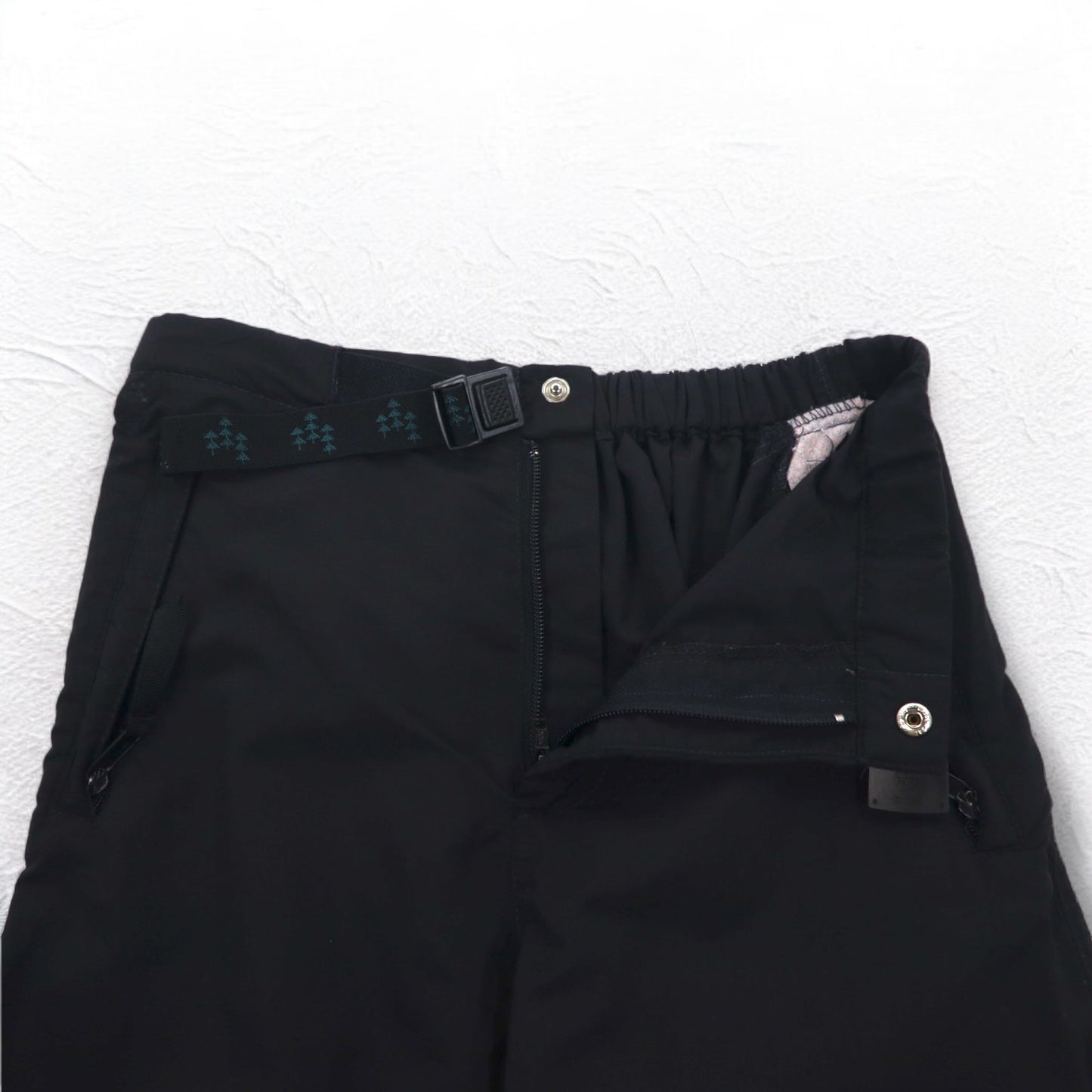 SIERRA DESIGNS Made in Canada Climbing Pants Size S Zippered Hem Slit BLACK WATER DESIGNS LIMITED