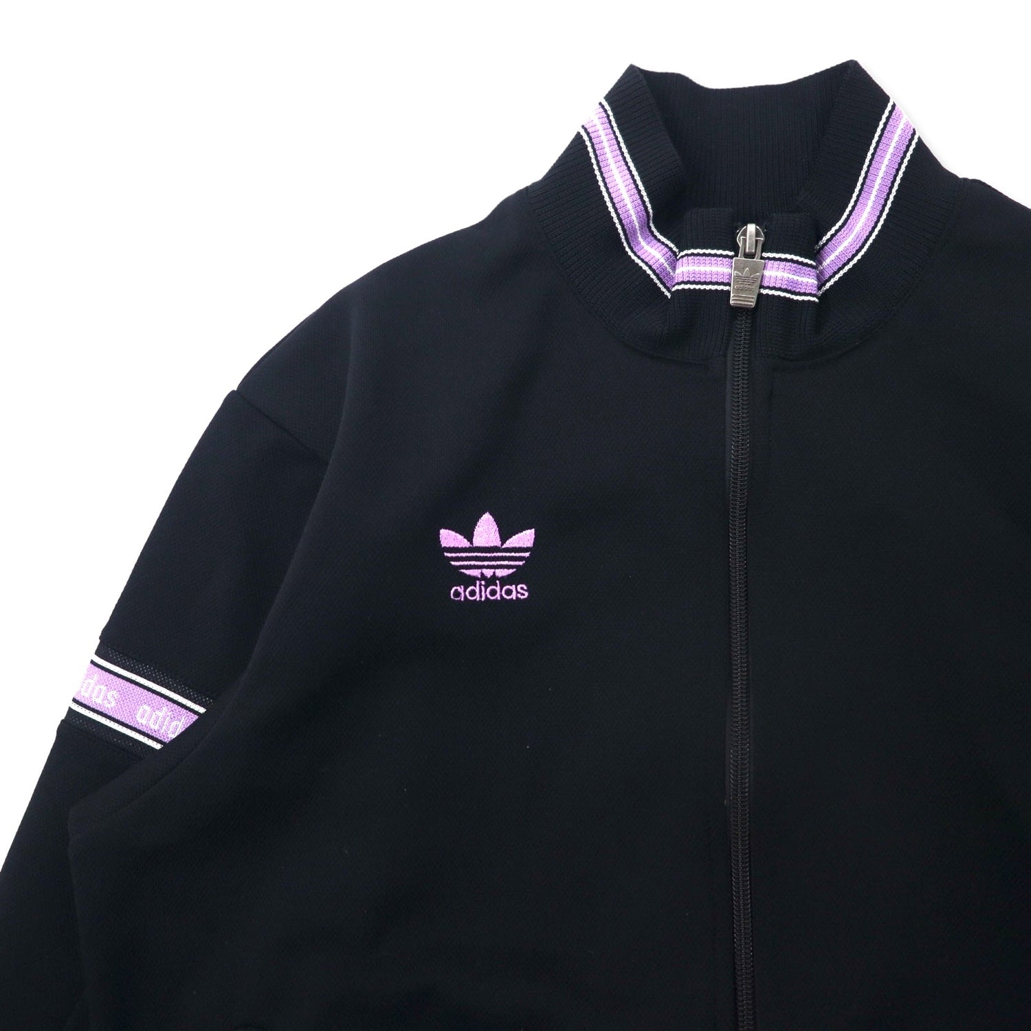 adidas 90's Descente Made Track Jacket Jersey M Black Polyester 