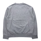 POLO RALPH LAUREN Big Pony Logo Print Sweatshirt M Gray Cotton