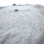 POLO RALPH LAUREN Big Pony Logo Print Sweatshirt M Gray Cotton