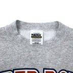 TULTEX 00s Printed Sweatshirt M Grey Cotton Fleece Lining SUPER BOWL Made in Mexico