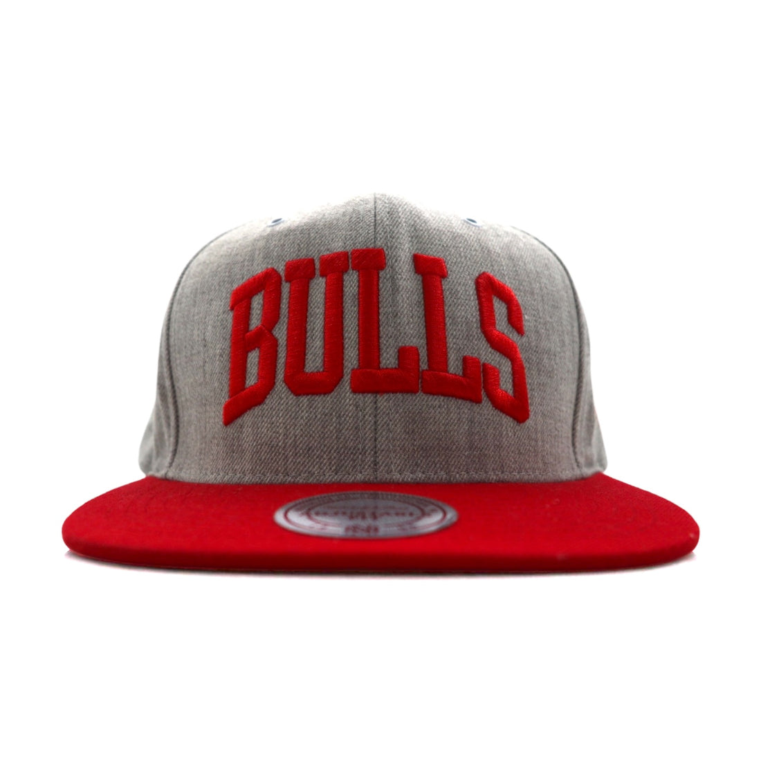 Mitchell &amp; Ness Two-Tone Snapback Baseball Cap, Free Size, Gray, NBA, Chicago Bulls