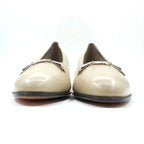 SALVATORE FERRAGAMO ヒール パンプス 22cm ベージュ レザー イタリア製