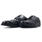 VAN SHOES Wingtip Dress Shoes 27cm Black Leather Medallion Made in Japan