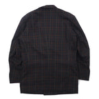 Vintage 90s Japan Made Double-Breasted Blazer Double-breasted Tailored Jacket Blazer L Check